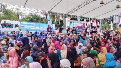 Ratusan Warga Padati Balai Desa Mekarsari Agrabinta Cianjur Ikuti Kegiatan Rembug Warga