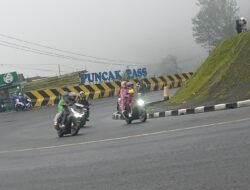 Satlantas Polres Cianjur Imbau Pengendara Waspadai Tanah Longsor dan Pohon Tumbang di Kawasan Ciloto Puncak