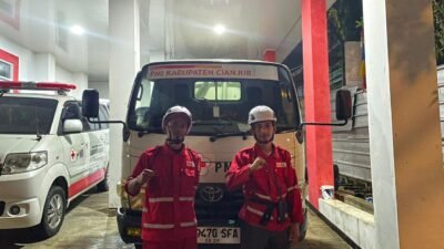 Palang Merah Indonesia (PMI) Kabupaten Cianjur kembali mengirimkan bantuan kemanusiaan ke wilayah terdampak bencana alam di Sumatera.(PMI Cianjur)