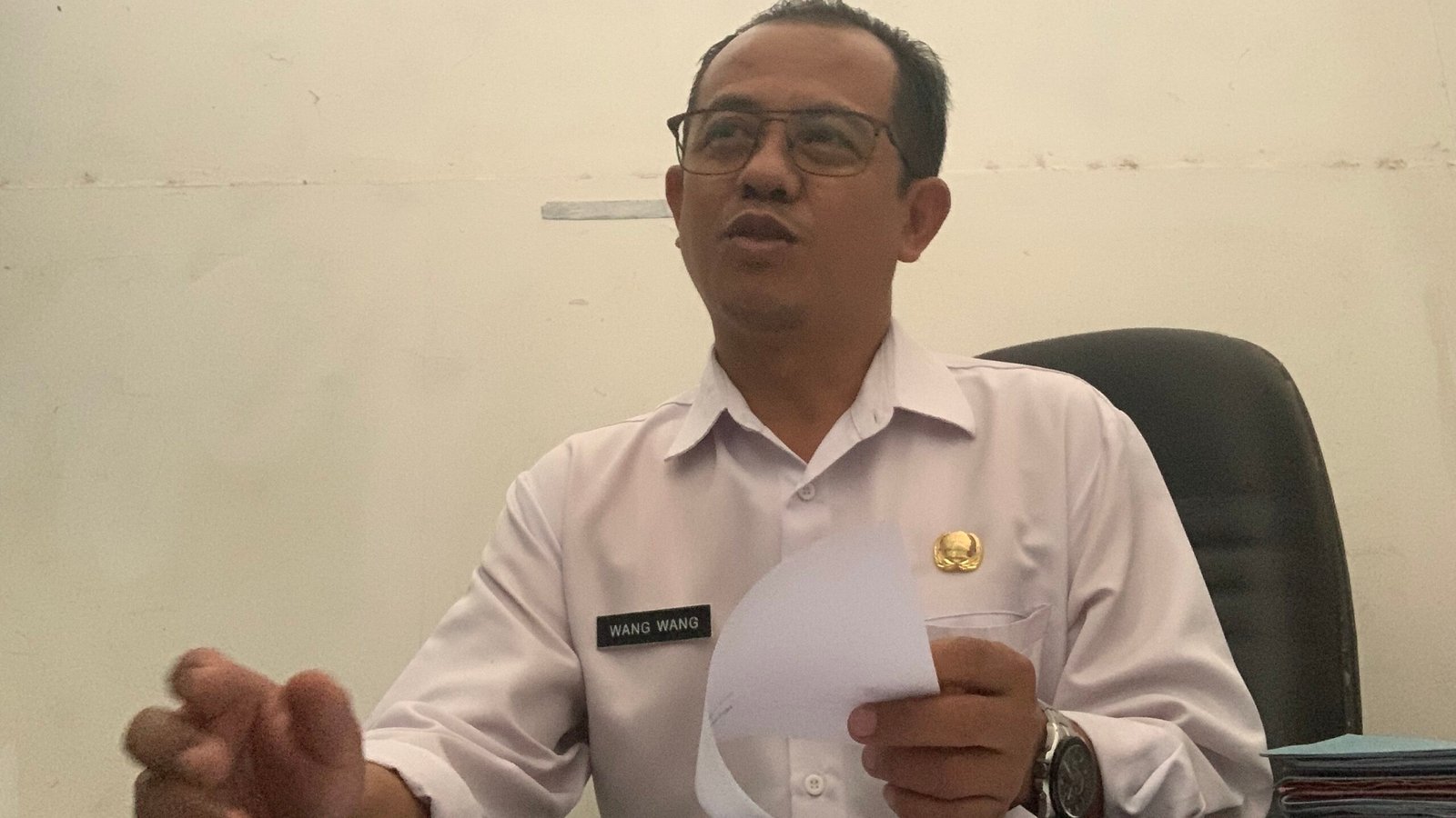 Kepala Bidang Kedaruratan BPBD Kabupaten Cianjur, Wangwang Kuswaya.(Cianjur Ekspres/Fauzi Noviandi)