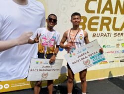 Nekat Naik Motor dari Cilacap ke Cianjur, Alvin Raih Juara 2 Kategori Race Nasional di Cianjur Berlari 2025