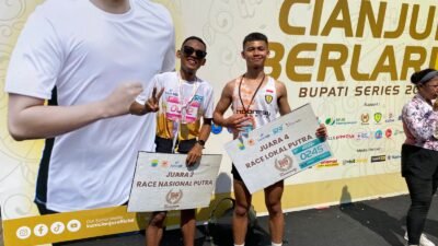 Nekat Naik Motor dari Cilacap ke Cianjur, Alvin Raih Juara 2 Kategori Race Nasional di Cianjur Berlari