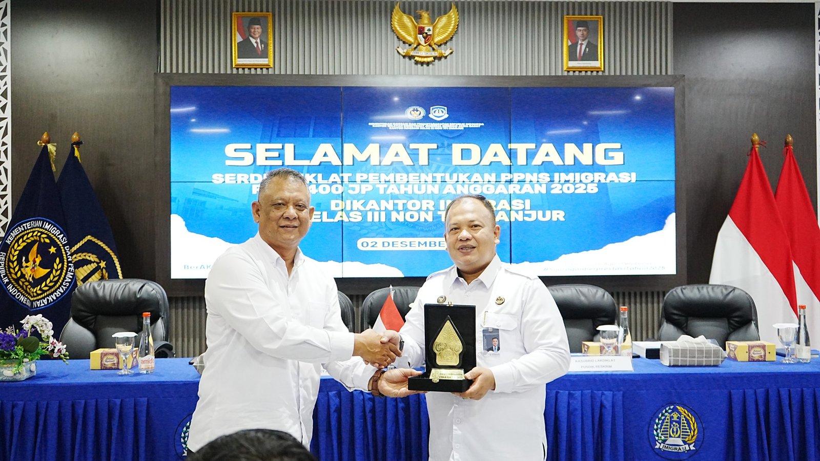 Imigrasi Kelas III Non TPI Cianjur Terima Kunjungan Peserta Diklat PPNS Imigrasi dari Lemdiklat Reskrim Mabes Polri
