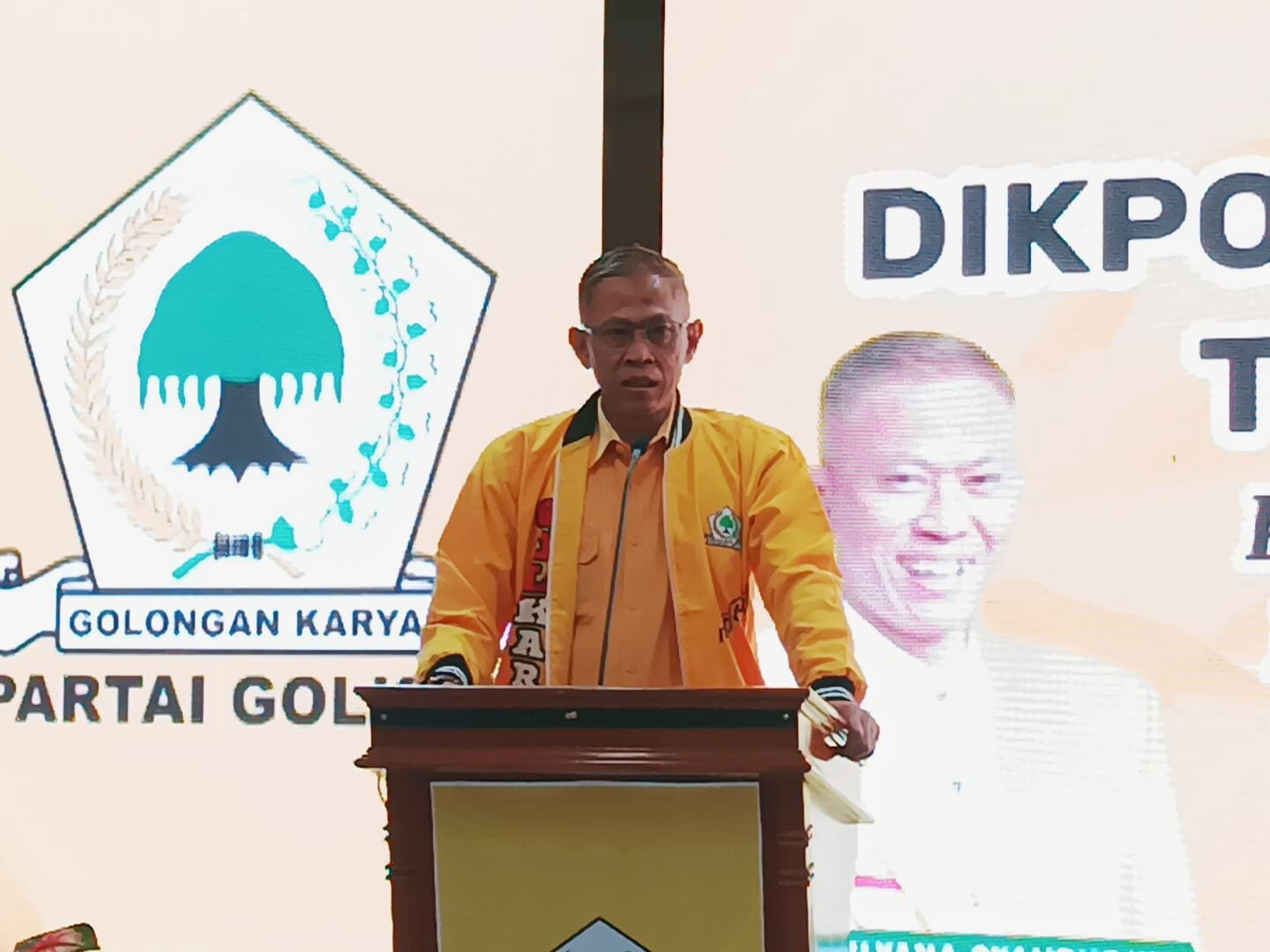 Ketua DPD Partai Golkar Kabupaten Cianjur, Tb Mulyana Syahrudin.(Cianjur Ekspres/Herry Febriyanto)