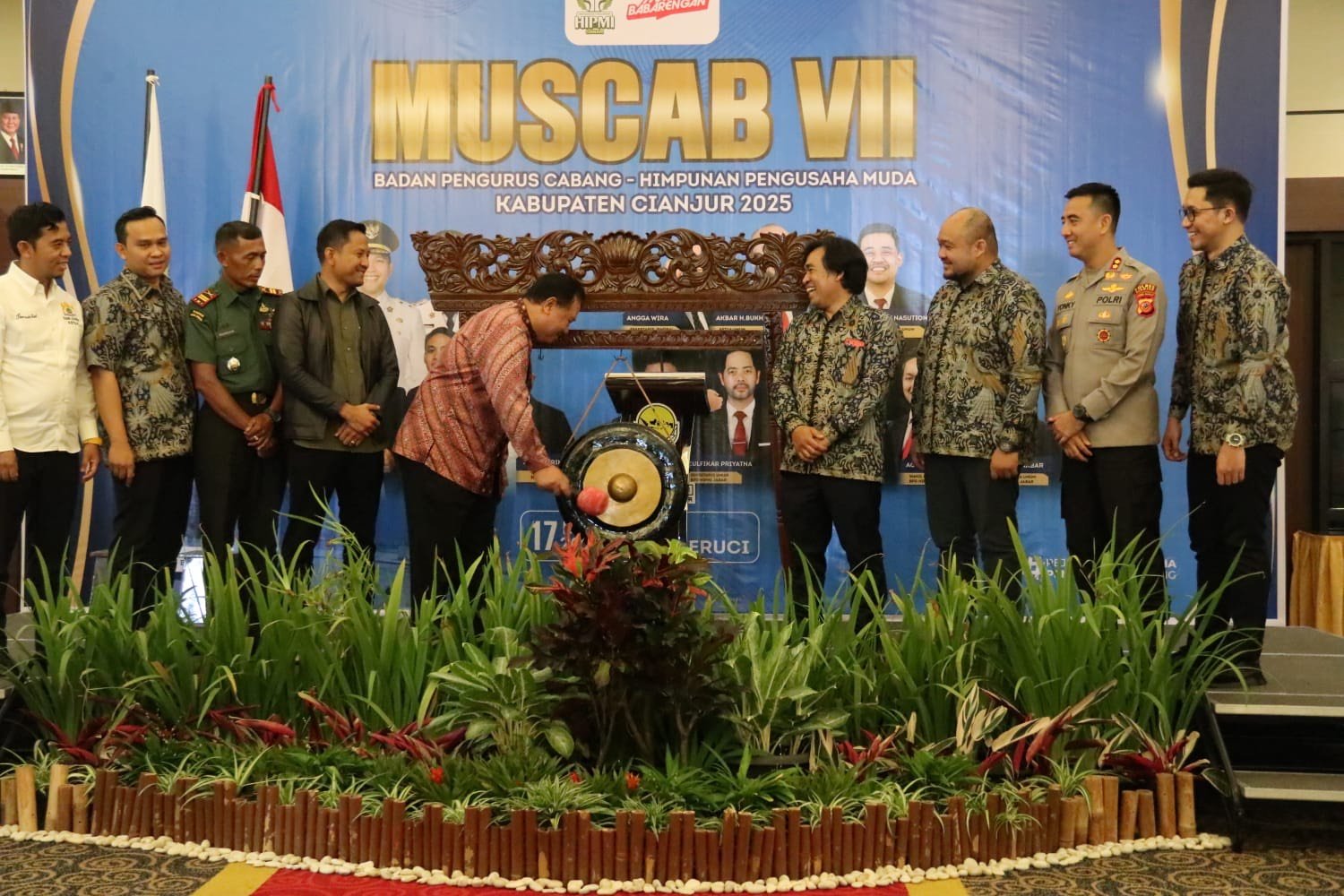 BPC HIPMI: Cahya Ibrahim resmi terpilih pimpin BPC Himpunan Pengusaha Muda Indonesia (HIPMI) Kabupaten Cianjur periode 2025-2028.(Cianjur Ekspres/Fauzi Noviandi )