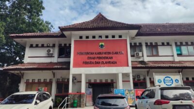Dinas Pendidikan Pemuda dan Olahraga (Disdikpora) Kabupaten Cianjur di Jalan Perintis Kemerdekaan. (Foto: Dok.CIANJUR EKSPRES)