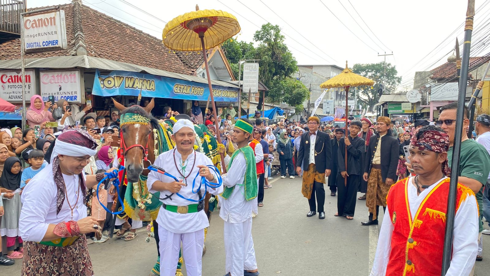 Kuda Kosong ditampilkan helaran karnaval budaya, pada Sabtu, 20 Desember 2025.