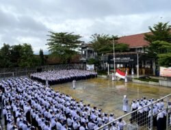 Kegiatan Pagi Ceria Warnai Hari Pertama Masuk Sekolah SMP di Cianjur