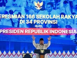 Presiden Prabowo Resmikan 166 Sekolah Rakyat, Tegaskan Komitmen Putus Rantai Kemiskinan Ekstrem