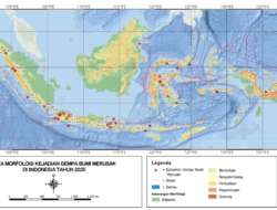 Dinamika Tektonik Indonesia dan Rekor Gempa Bumi Merusak Tahun 2025