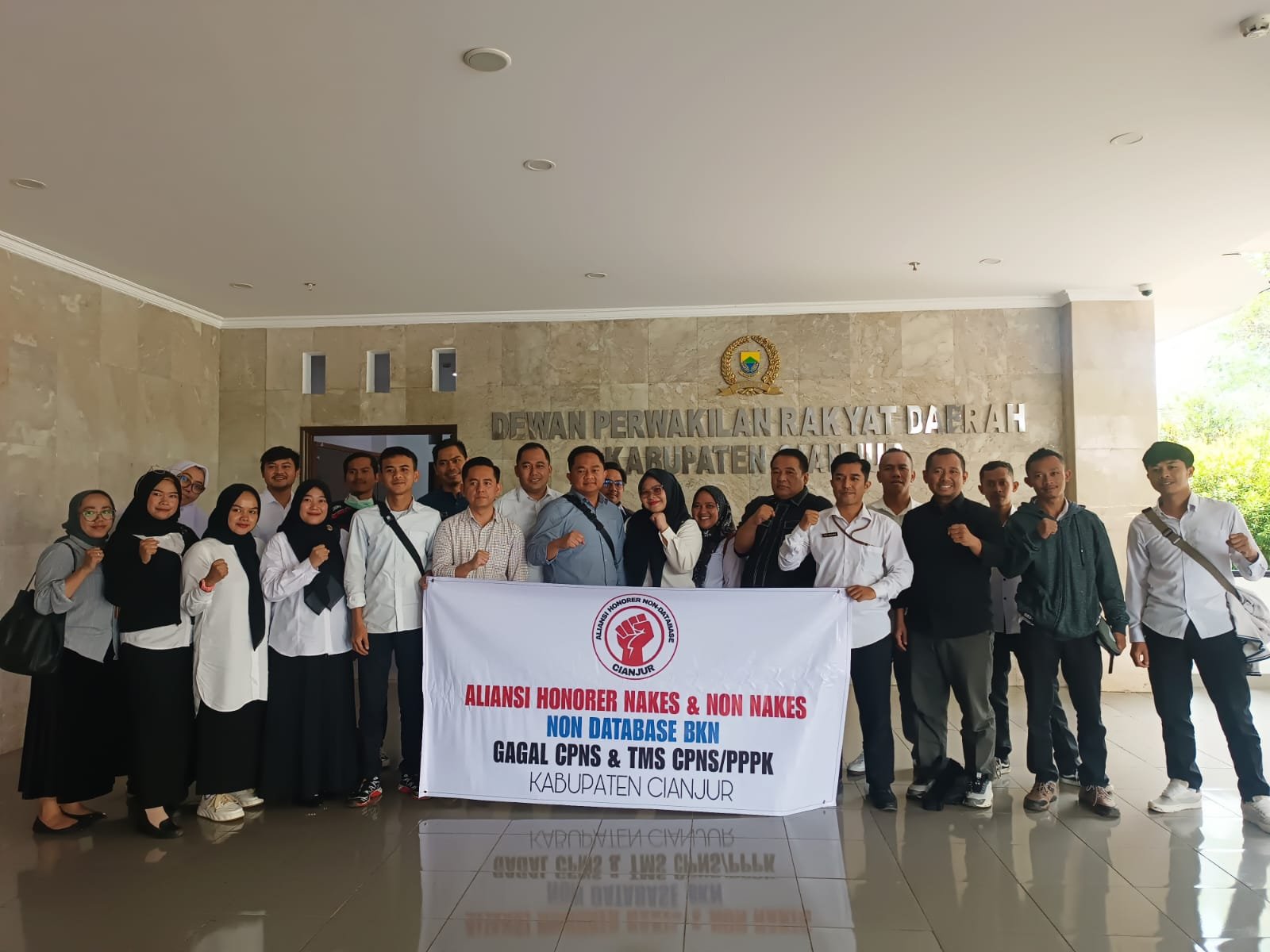 Aliansi Honorer Nakes dan Non Nakes Non-Database BKN Gagal CPNS Kabupaten Cianjur