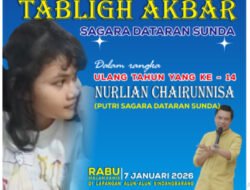 CV Sagara Dataran Sunda Gelar Tabligh Akbar Dalam Rangka Isra Mi’raj dan HUT Putri di Alun-alun Sindangbarang
