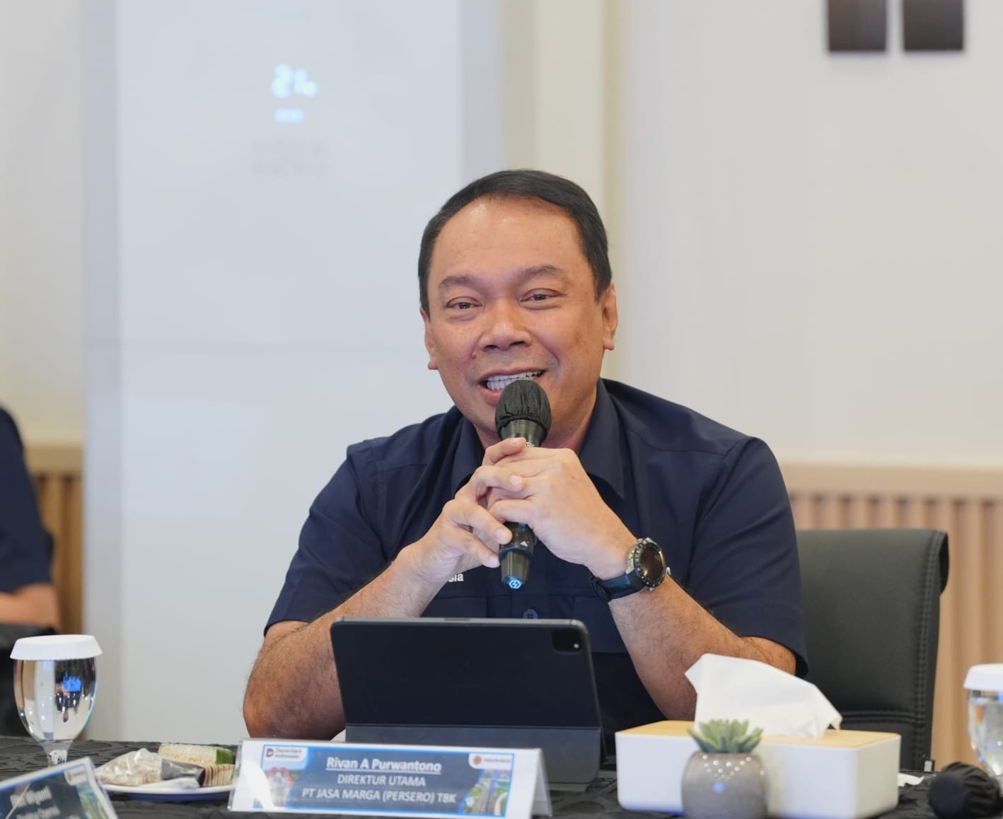 Direktur Utama Jasa Marga, Rivan A. Purwantono