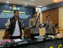 Polres Cianjur Amankan Dua Tersangka Pembacokan di Sukaluyu, Dua Lainnya DPO