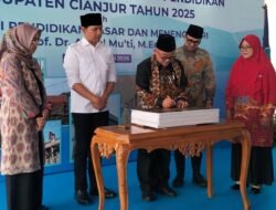 Mendikdasmen RI Resmikan 83 Sekolah Hasil Revitalisasi di Cianjur