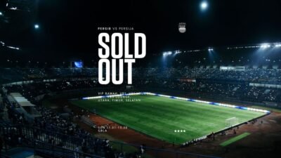 Antusiasme Bobotoh Memuncak, Tiket Laga PERSIB vs PERSIJA Ludes Terjual