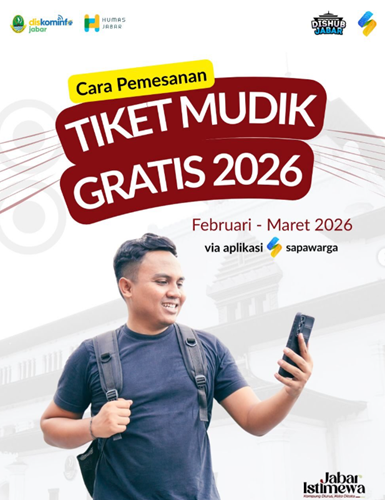 Pemerintah Provinsi (Pemprov) Jawa Barat (Jabar) melalui Dinas Perhubungan kembali menghadirkan “Program Mudik Gratis Tahun 2026”.