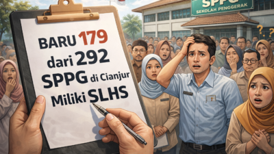 Baru 179 dari 292 SPPG di Cianjur yang Miliki SLHS