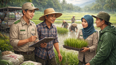 Dinas TPHPKP Cianjur Dampingi Petani Hadapi Musim Hujan: Antisipasi Gagal Panen