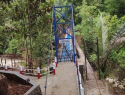 Pembangunan Jembatan Permanen Leuwi Jurig Penghubung Takokak-Kadupandak Rampung, Warga: Alhamdulillah