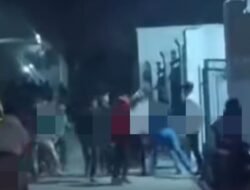 Jelang Sahur, Sopir Angkot Bubarkan Perang Sarung Pelajar di Pacet Cianjur