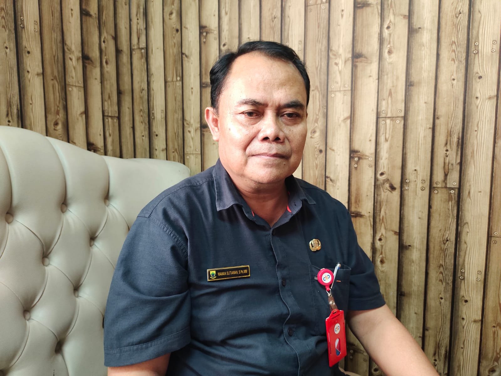 Kepala Bidang Guru dan Tenaga Kependidikan (GTK) Disdikpora Kabupaten Cianjur, Wawan Sutiawan