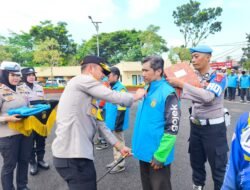 Polres Cianjur Gelar Apel Ojek Kamtibmas