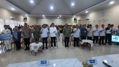 Komite Olahraga Nasional Indonesia (KONI) Kabupaten Cianjur menggelar Rapat Kerja Kabupaten (Rakerkab) 2025 di Bale Praja komplek Pendopo, Jumat 27 Februari 2026.