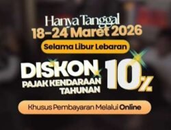 Pemprov Jabar Berikan Diskon 10 Persen Pajak Kendaraan Bermotor Selama Libur Idulfitri