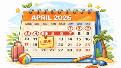 Catat! Jadwal Libur Nasional 2026, April Jadi Bulan Penuh Hari Libur