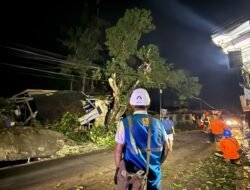 Hujan dan Angin Kencang, PLN Cianjur Gerak Cepat Pulihkan Listrik Warga
