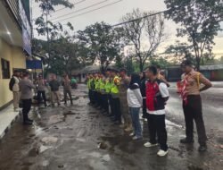 Pospam 11 Sukaluyu Cianjur Gelar Apel Gabungan, Antisipasi Konvoi Takbiran