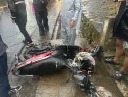 Tim Gabungan Cari Pengendara Motor Diduga Hilang Terseret Arus Deras Drainase di Pacet Cianjur