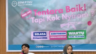 BEM PTNU Soroti Kasus Penyiraman Air Keras Aktivis, Desak Pengusutan Tuntas