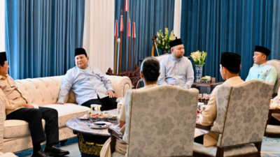 Pejabat Negara dan Tokoh Bangsa Hadiri Gelar Griya Idulfitri di Istana