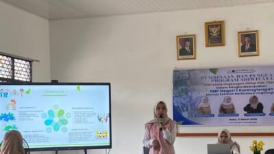 DLH Cianjur Berikan Arahan dalam Kegiatan Pembinaan dan Penguatan Program Sekolah Adiwiyata di SMPN 1 Karangtengah