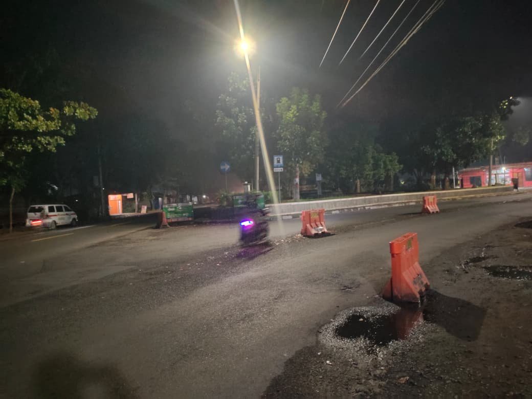 Puncak Arus Mudik Lebaran 2026 di Tugu Kuda Kosong Ramai Lancar