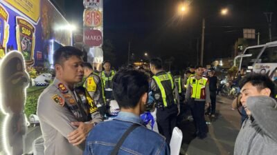 Operasi Ketupat Lodaya 2026 di Cianjur, Polisi Sita Puluhan Motor Berknalpot Brong