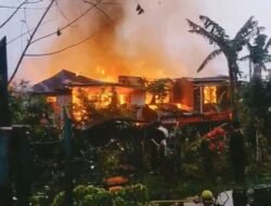 Belasan Rumah di Cipanas Cianjur Hangus Terbakar, Diduga Akibat Kebocoran Gas