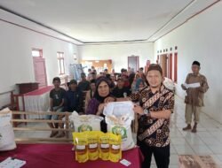 1.077 KK di Desa Waringinsari Kecamatan Takokak Cianjur Terima Bantuan Pangan