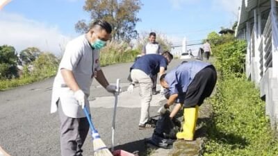 Ciptakan Lingkungan yang Sehat, RSUD Cimacan Rutin Laksanakan Kegiatan Jumat Bersih