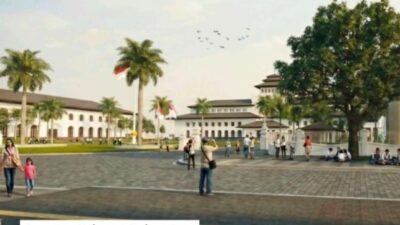 Dedi Mulyadi Tata Halaman Gedung Sate, Lalu Lintas Dipastikan Lebih Lancar