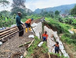 Daop 2 Bandung Tergetkan Jalur Cibeber – Lampegan Bisa Dilalui Kereta Hari Ini