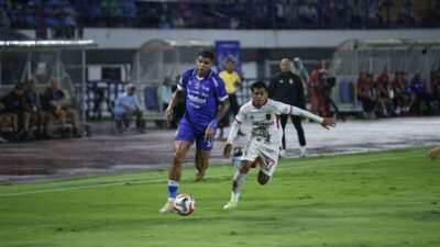 Gol Tanque Jadi Pembeda! Persib Unggul atas Bali United di Babak Pertama