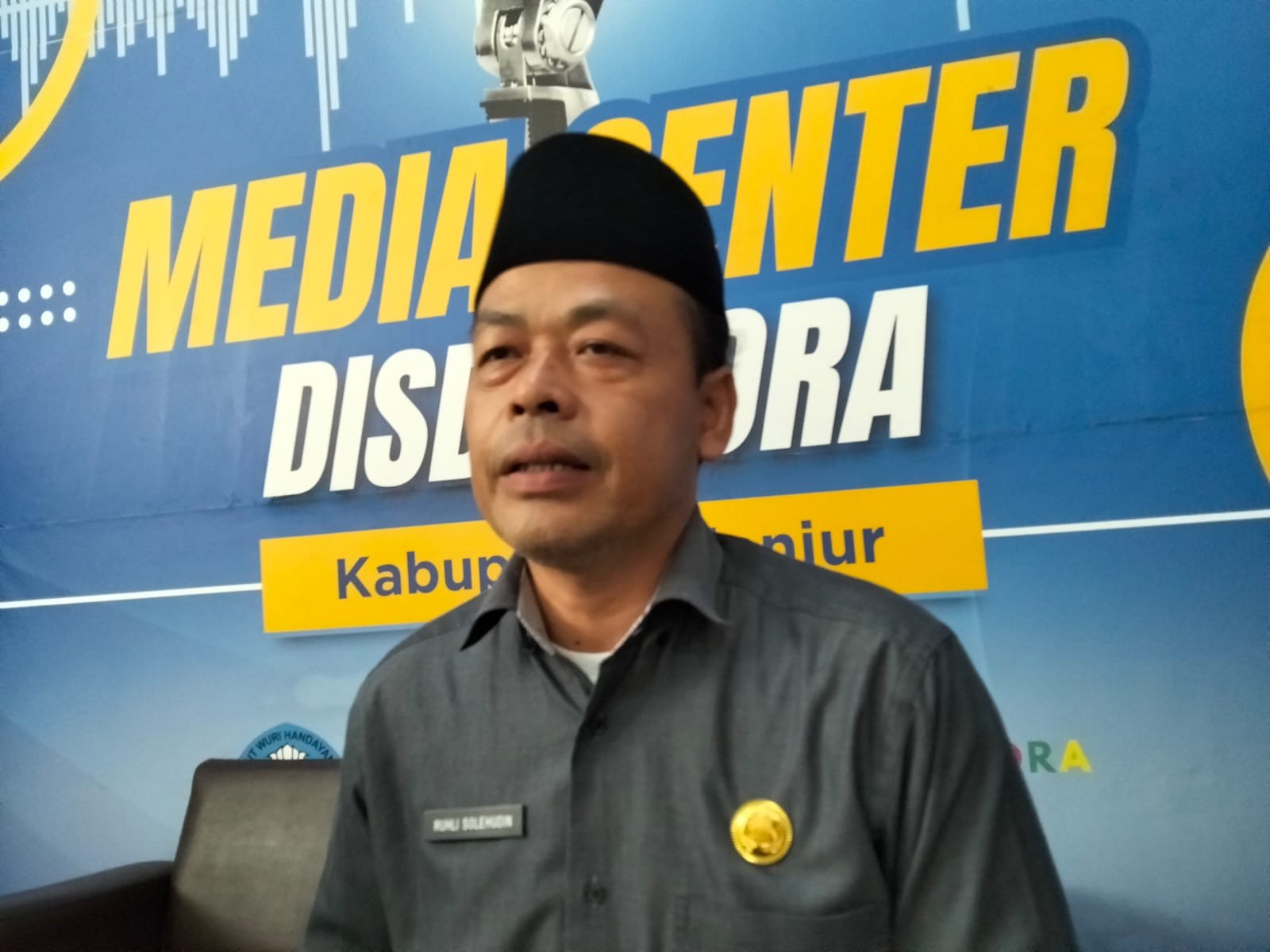 Kepala Disdikpora Kabupaten Cianjur Ruhli Solehudin.