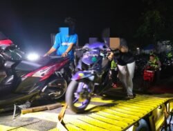 Polres Cianjur Amankan 150 Motor dalam Razia Knalpot Brong