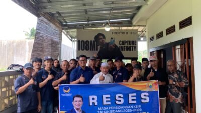 RESES DPRD: Anggota DPRD Kabupaten Cianjur Fraksi Partai NasDem, Rustam Effendi, menyerap beragam aspirasi saat melaksanakan kegiatan reses masa persidangan III tahun 2025/2026 di Daerah Pemilihan (Dapil) 6.
