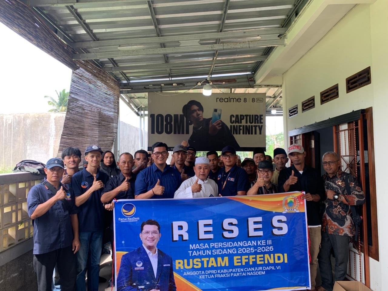 RESES DPRD: Anggota DPRD Kabupaten Cianjur Fraksi Partai NasDem, Rustam Effendi, menyerap beragam aspirasi saat melaksanakan kegiatan reses masa persidangan III tahun 2025/2026 di Daerah Pemilihan (Dapil) 6.