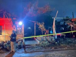 Kompor Gas Diduga Lupa Dimatikan, Tiga Bangunan di Samping Terminal Pasirhayam Cianjur Terbakar