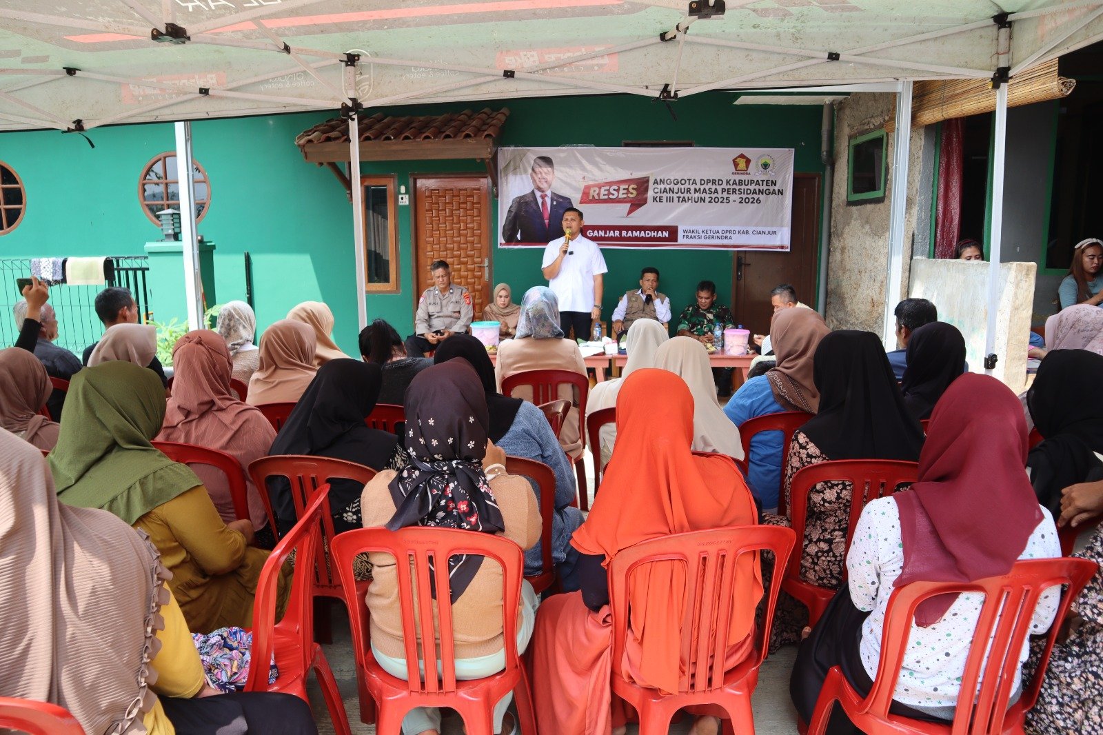Anggota DPRD Kabupaten Cianjur Fraksi Partai Gerindra, Ganjar Ramadhan, menyerap berbagai aspirasi masyarakat saat melaksanakan kegiatan reses